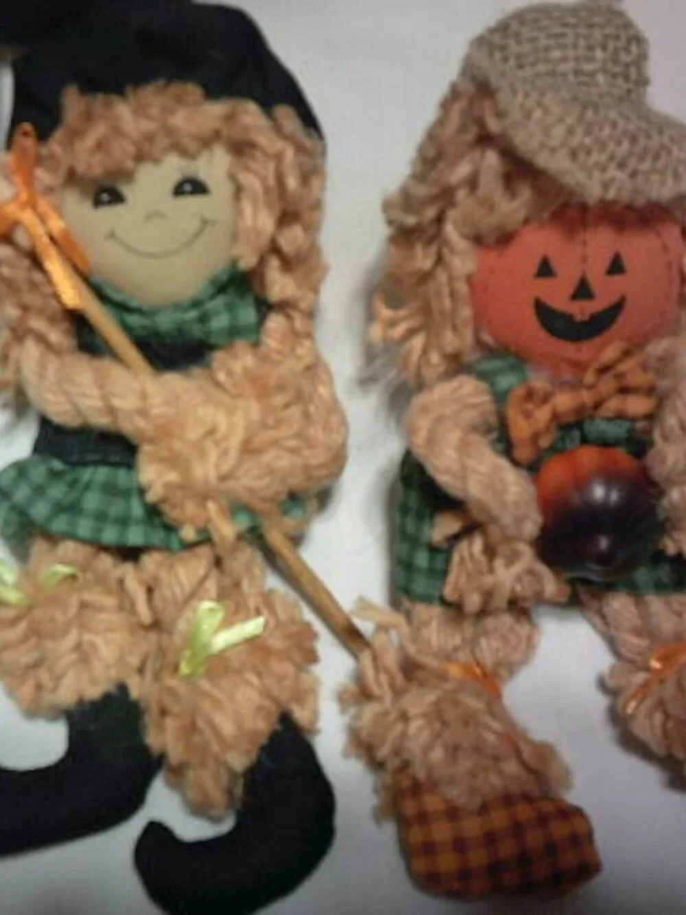 2 RARE VTG RAGGEDY ANN & ANDY HALLOWEEN CLOTH 8
